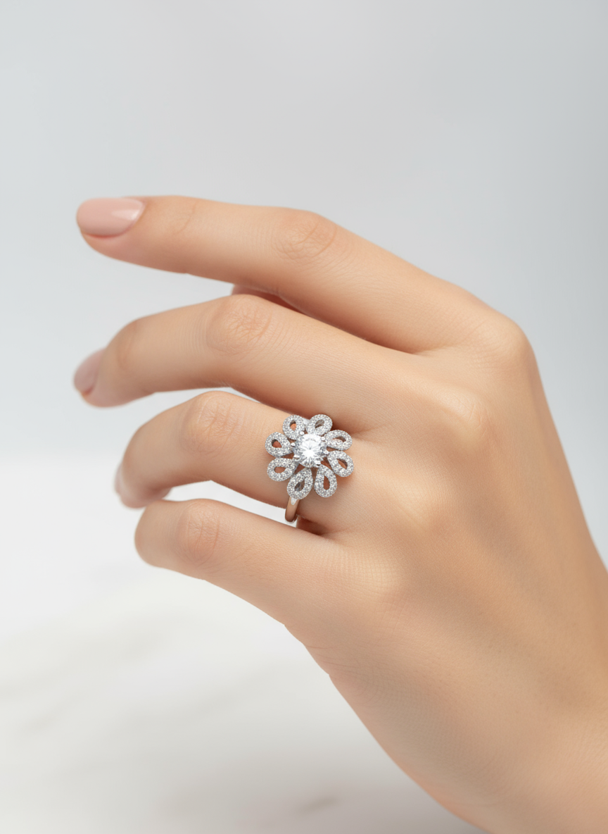 خاتم-نسائي-فضة