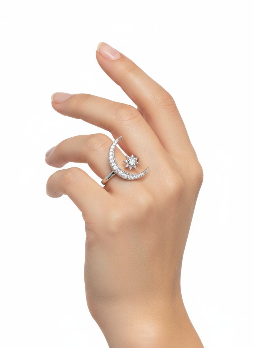 خاتم-نسائي-فضة