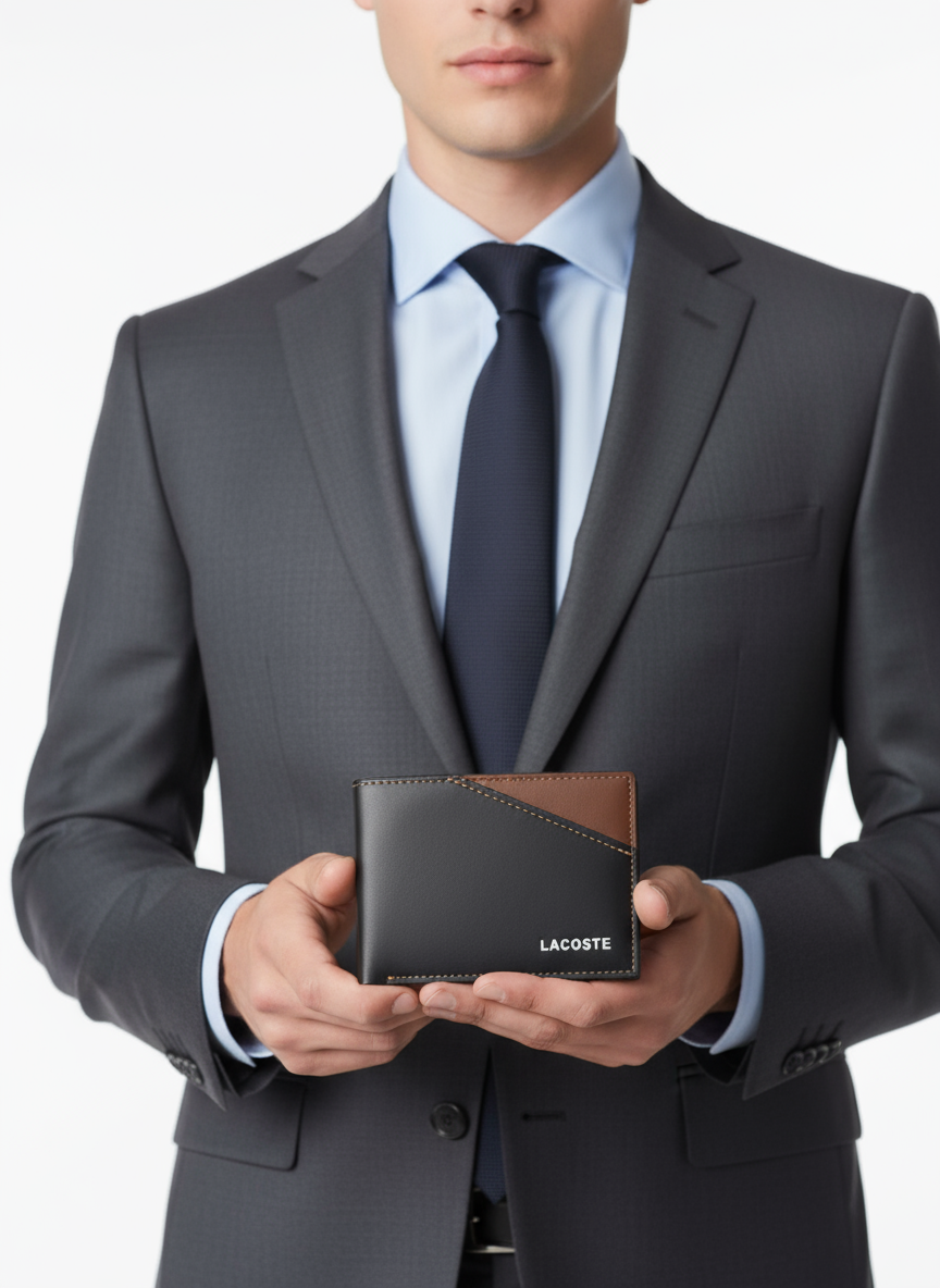 محفظة- نقود -لاكوست