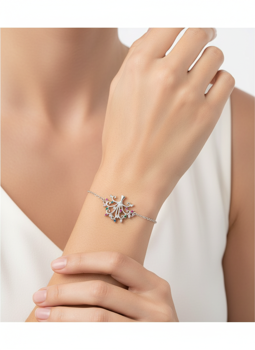 انسيال-نسائى-فضة