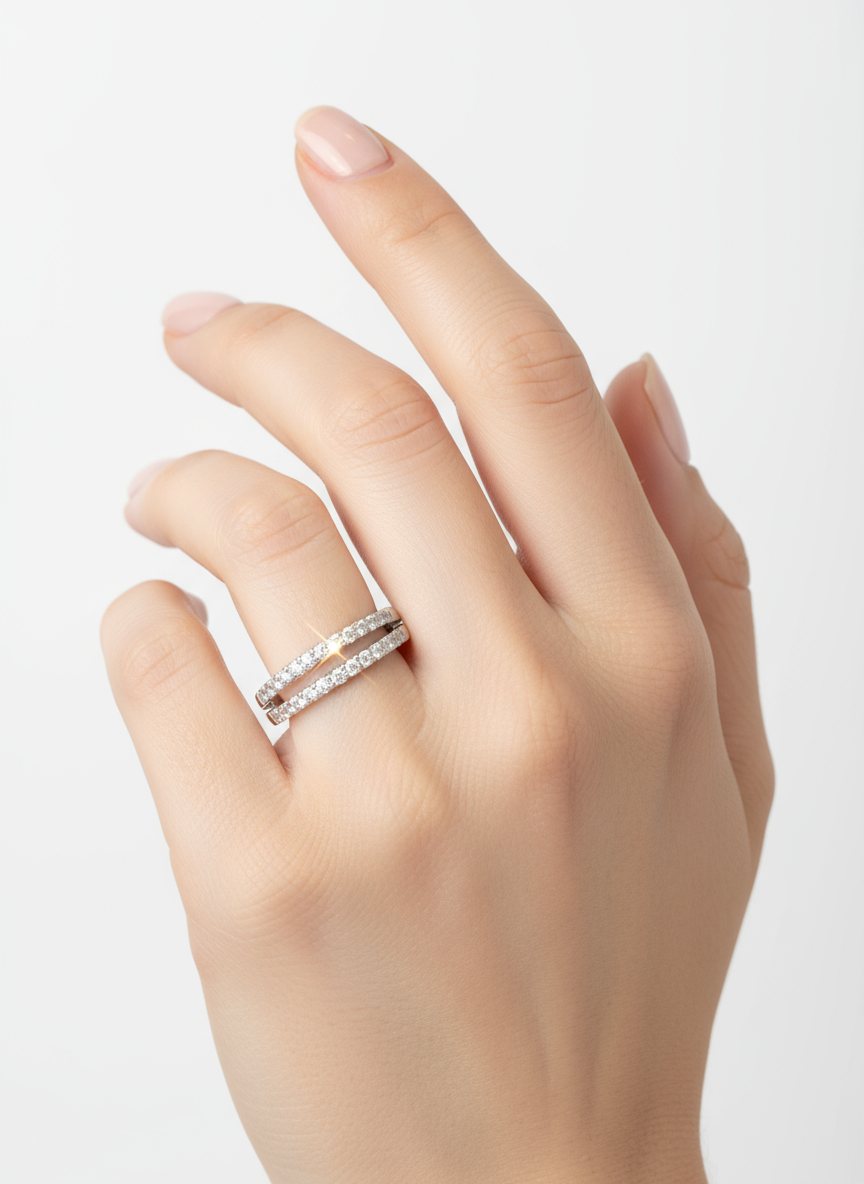 خاتم-نسائي-فضة