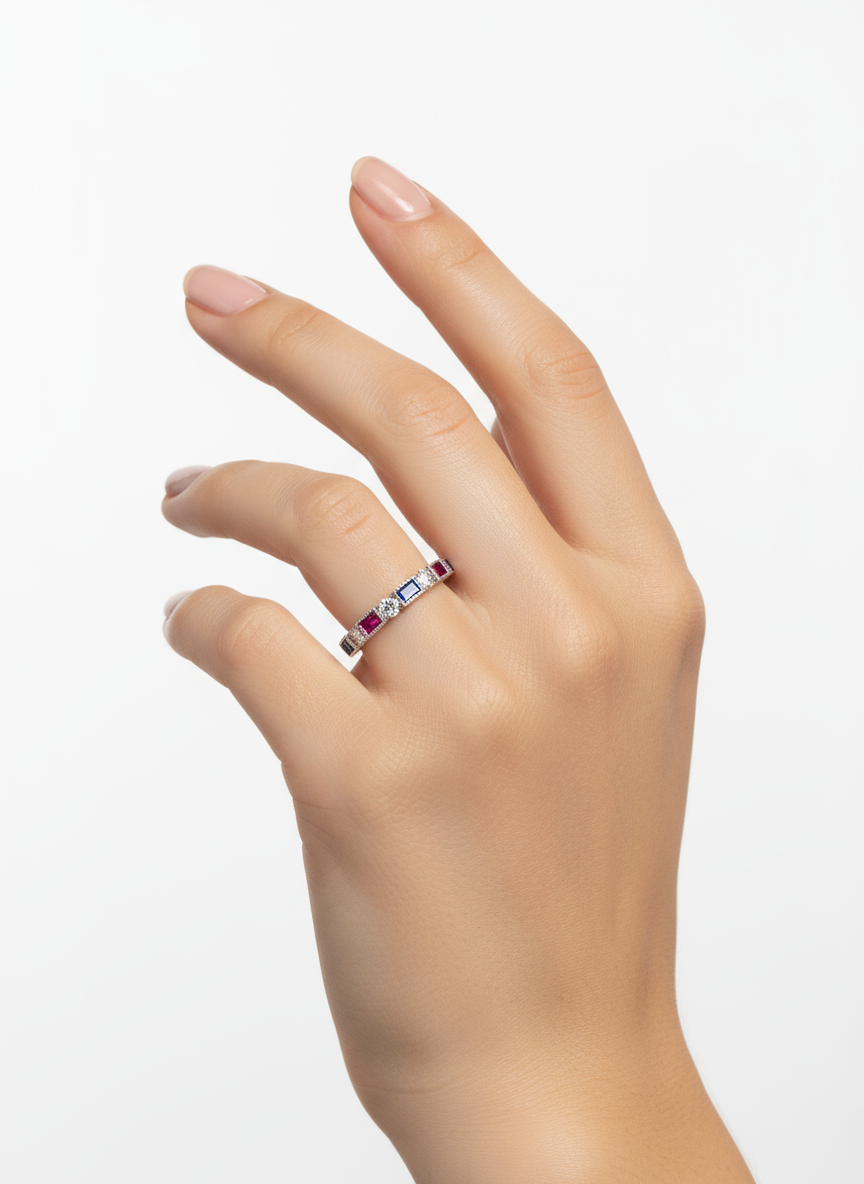 خاتم-نسائي-فضة