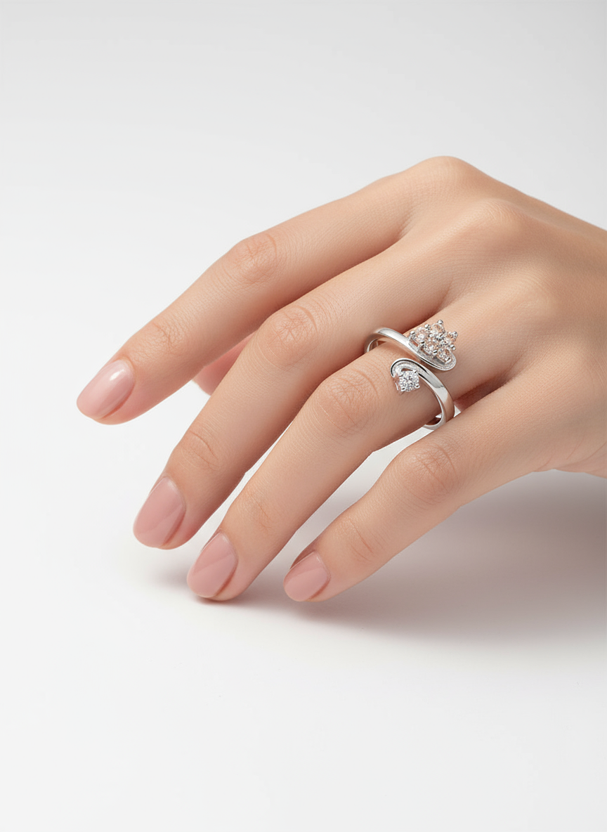 خاتم-نسائي-فضة