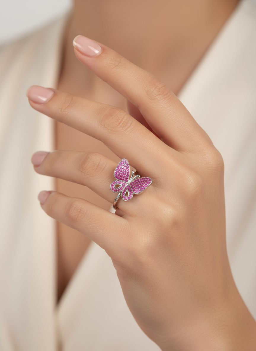 خاتم-نسائي-فضة