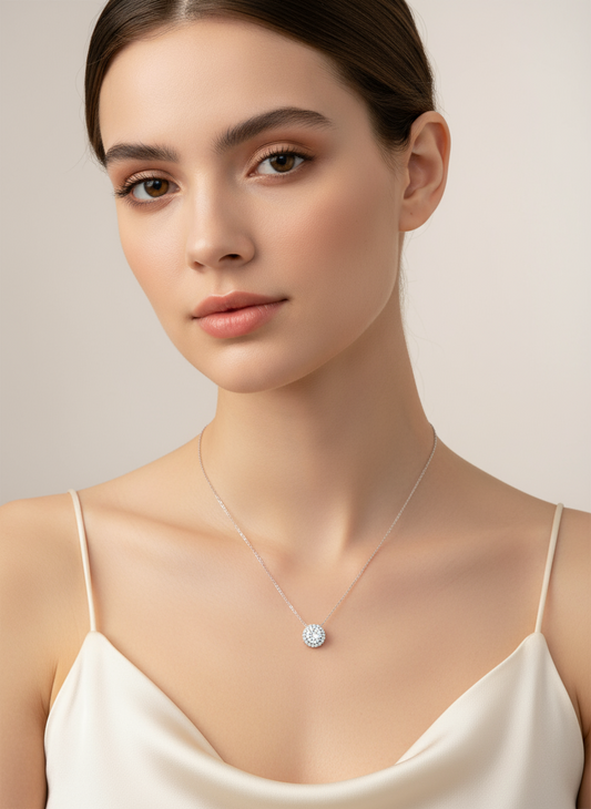 عقد نسائي-فضة