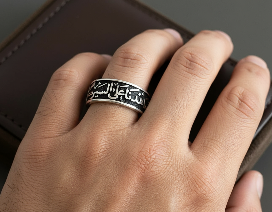 دبلة رجالي -فضة