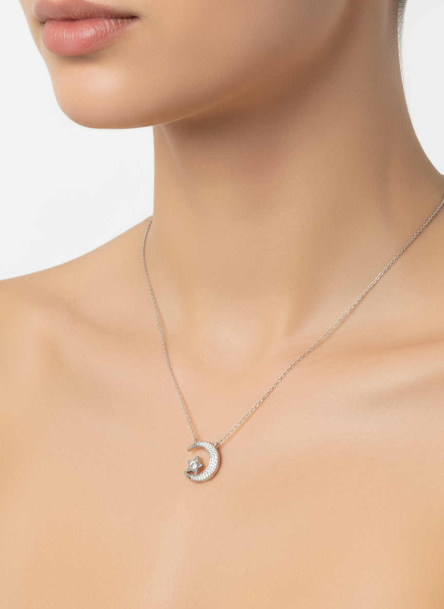 عقد-نسائى فضة