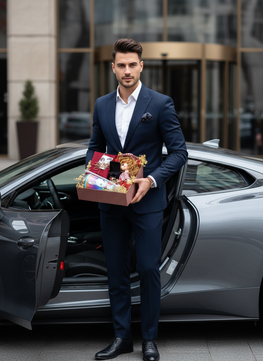 بوكس-وشاح -الحب الاحمر(الشحن مجانى)