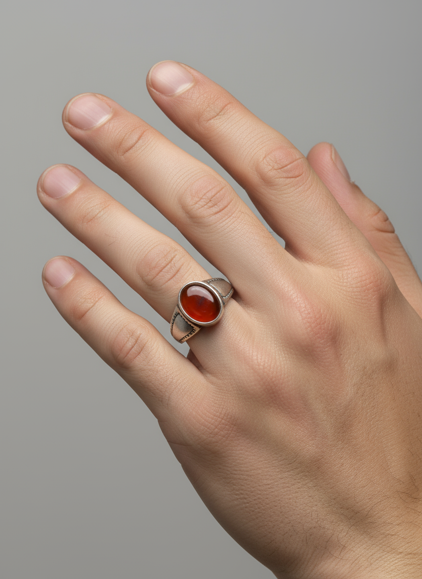 خاتم-رجالى-فضة