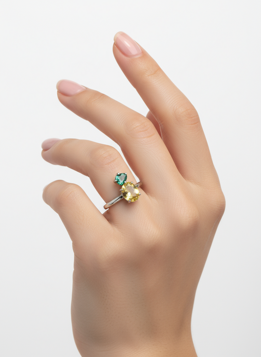 خاتم-نسائي-فضة