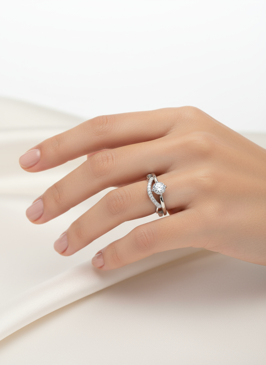 خاتم-نسائي-فضة