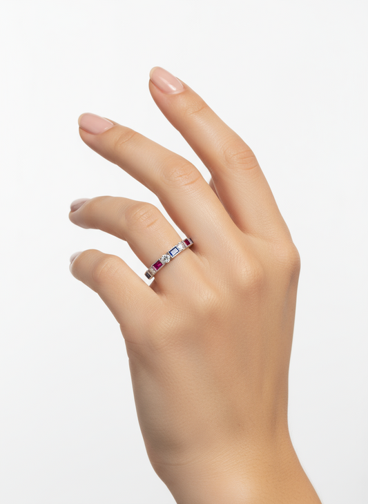 خاتم-نسائي-فضة