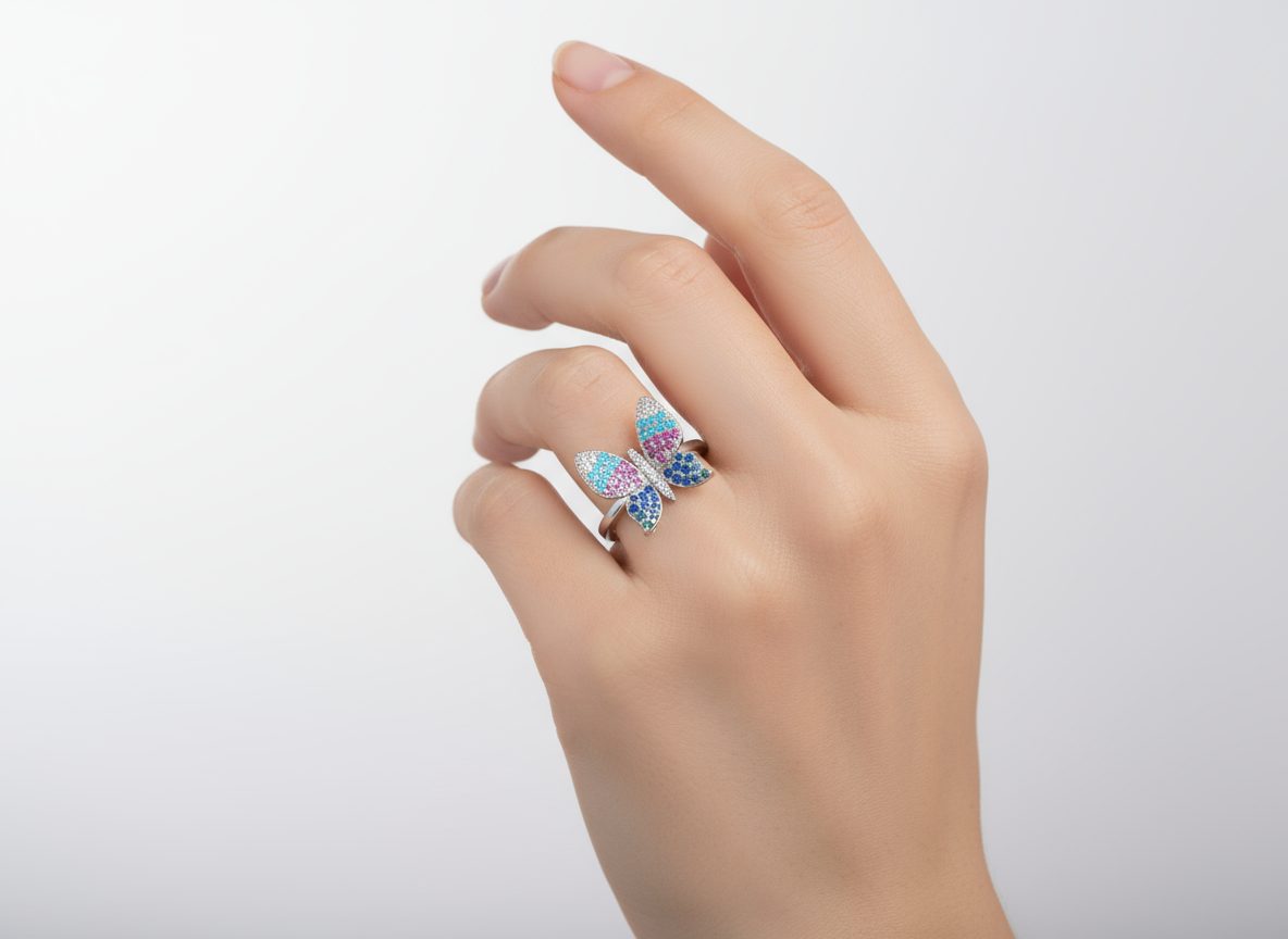 خاتم-نسائي-فضة